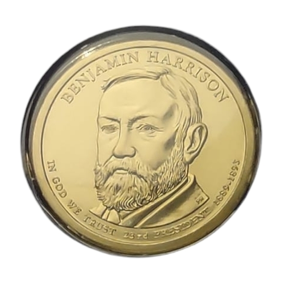 2012 P $1 Benjamin Harrison Uncirculated Mint (Coin #10) ms68+ - Picture 1 of 5